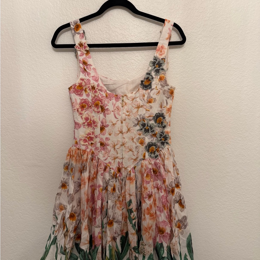 Agua by Agua Bendita Pluma Mini Dress in Jardinera size S - Picture 11 of 12
